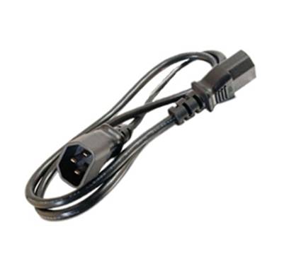 Power Cord Extension 3 Ft. 10A 250VAC IEC320C13 to IEC320C14